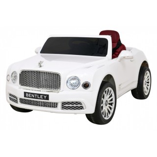 Bentley Mulsanne na akumulator Biały + Pilot + EVA + Wolny Start + MP3 USB + LED