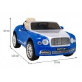 Bentley Mulsanne na akumulator Niebieski + Pilot + EVA + Wolny Start + MP3 USB + LED