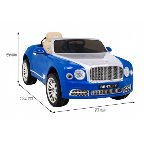 Bentley Mulsanne na akumulator Niebieski + Pilot + EVA + Wolny Start + MP3 USB + LED