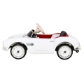 Autko BMW 507 Retro elektryczne dla dzieci Biały roadster