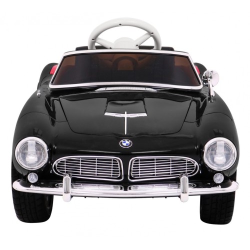 Autko BMW 507 Retro elektryczne dla dzieci Czarny Roadster
