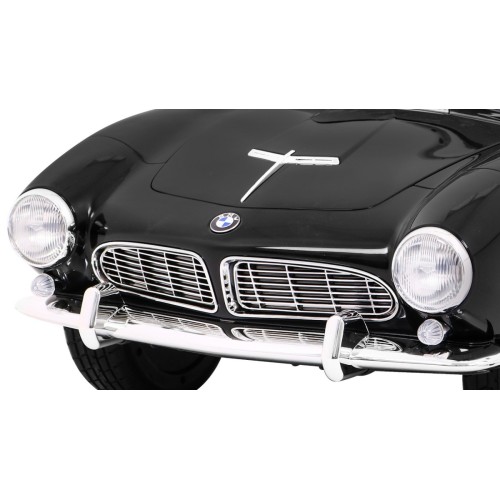 Autko BMW 507 Retro elektryczne dla dzieci Czarny Roadster