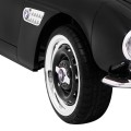 Autko BMW 507 Retro elektryczne dla dzieci Czarny Roadster