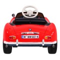 Autko BMW 507 Retro elektryczne dla dzieci Czerwony Roadster
