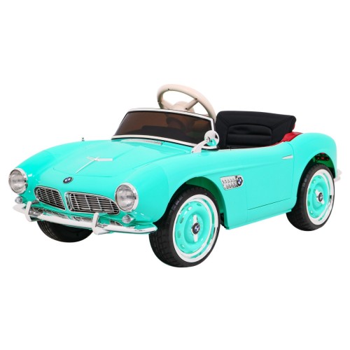 Autko BMW 507 Retro elektryczne dla dzieci Zielony