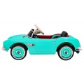 Autko BMW 507 Retro elektryczne dla dzieci Zielony