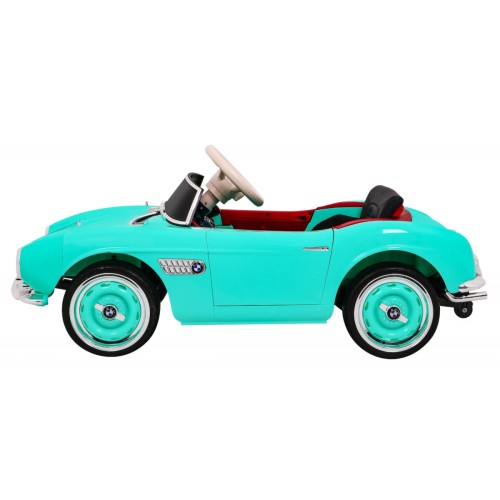 Autko BMW 507 Retro elektryczne dla dzieci Zielony