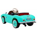 Autko BMW 507 Retro elektryczne dla dzieci Zielony