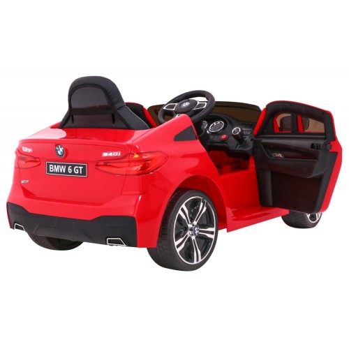 BMW 6 GT Autko na akumulator Czerwone + Pilot