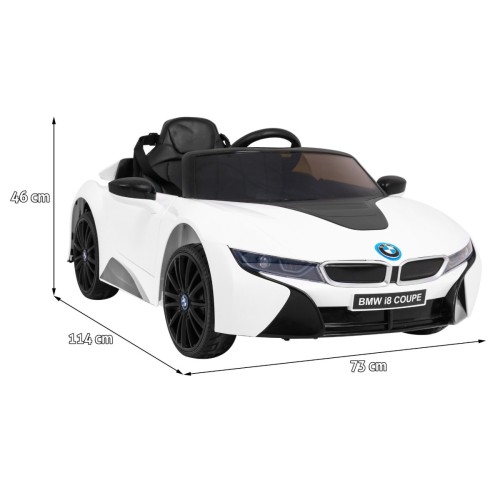 BMW I8 Lift Auto na akumulator Biały + Pilot
