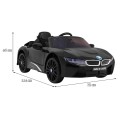 BMW I8 Lift Auto na akumulator Czarny + Pilot