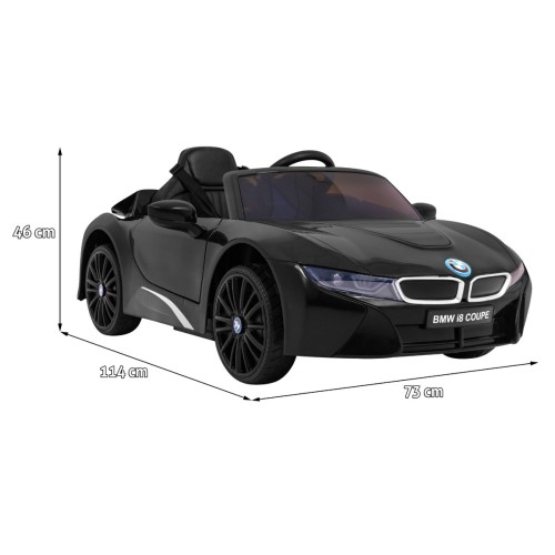 BMW I8 Lift Auto na akumulator Czarny + Pilot