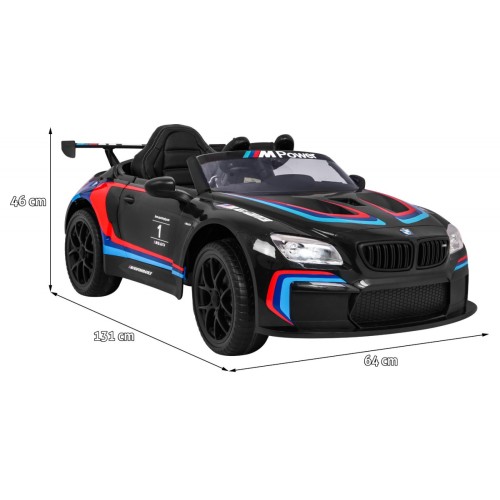 BMW M6 GT3 Auto na akumulator dla dzieci Czarny