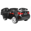 BMW X6M XXL dla 2 dzieci Lakier Czarny SUV + Pilot + Ekoskóra