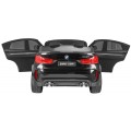 BMW X6M XXL dla 2 dzieci Lakier Czarny SUV + Pilot + Ekoskóra