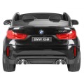 BMW X6M XXL dla 2 dzieci Lakier Czarny SUV + Pilot + Ekoskóra