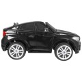 BMW X6M XXL dla 2 dzieci Lakier Czarny SUV + Pilot + Ekoskóra