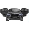 BMW X6M XXL dla 2 dzieci Lakier Czarny SUV + Pilot + Ekoskóra