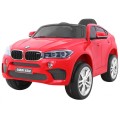 BMW X6M Elektryczne Autko dla dzieci - Czerwony SUV + Pilot