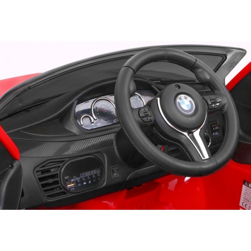 BMW X6M Elektryczne Autko dla dzieci - Czerwony SUV + Pilot