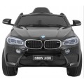 BMW X6M Elektryczne Autko dla dzieci - Czarny SUV + Pilot