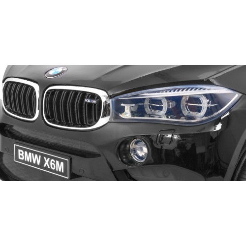 BMW X6M Elektryczne Autko dla dzieci - Czarny SUV + Pilot