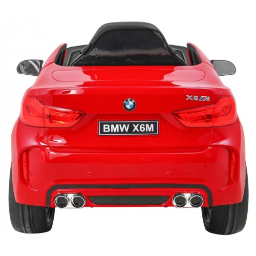 BMW X6M Elektryczne Autko dla dzieci, Czerwony SUV + Pilot