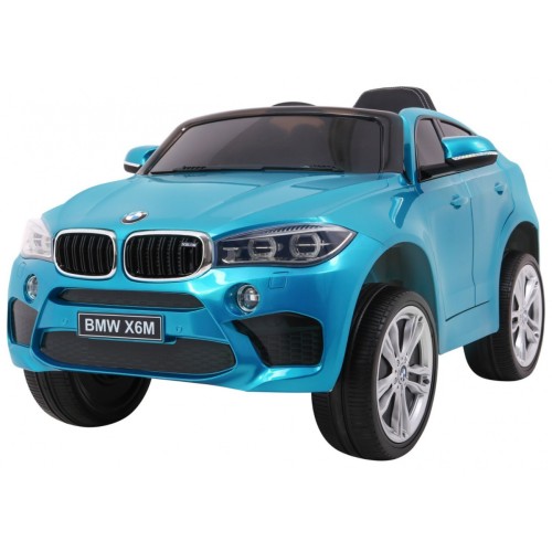 BMW X6M Elektryczne Autko, SUV dla dzieci Lakier Niebieski + Pilot