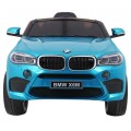 BMW X6M Elektryczne Autko, SUV dla dzieci Lakier Niebieski + Pilot