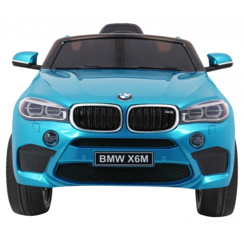 BMW X6M Elektryczne Autko, SUV dla dzieci Lakier Niebieski + Pilot