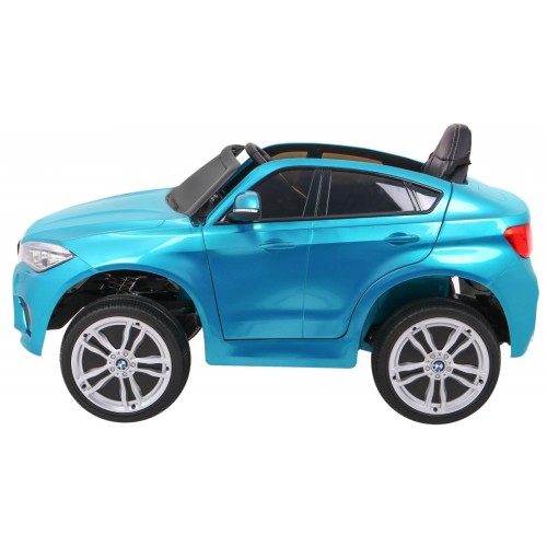 BMW X6M Elektryczne Autko, SUV dla dzieci Lakier Niebieski + Pilot