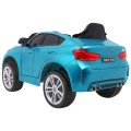 BMW X6M Elektryczne Autko, SUV dla dzieci Lakier Niebieski + Pilot