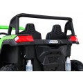 Buggy ATV Strong Racing dla 2 dzieci Zielony + Silnik bezszczotkowy + Pompowane koła + Audio LED