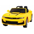 Chevrolet Camaro 2SS na akumulator Żółty + Pilot + Koła EVA + Wolny Start + Dźwięki Światła