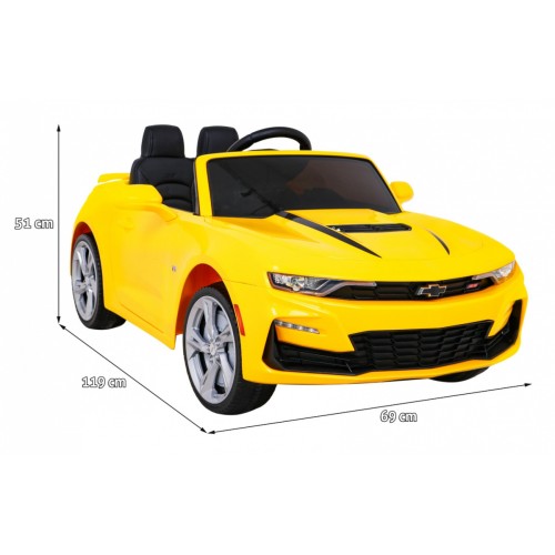 Chevrolet Camaro 2SS na akumulator Żółty + Pilot