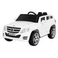 Autko City Rider dla dzieci Biały + Pilot + Regulacja kierownicy + Wolny Start + MP3 USB + LED