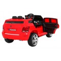 Autko City Rider dla dzieci Czerwony + Pilot + Regulacja kierownicy + Wolny Start + MP3 USB + LED