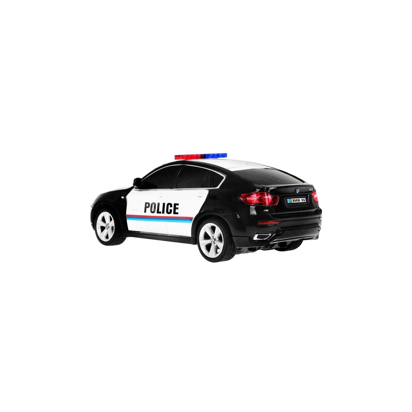 1 24 R C Licensed police car Bmw X 6 Police Black