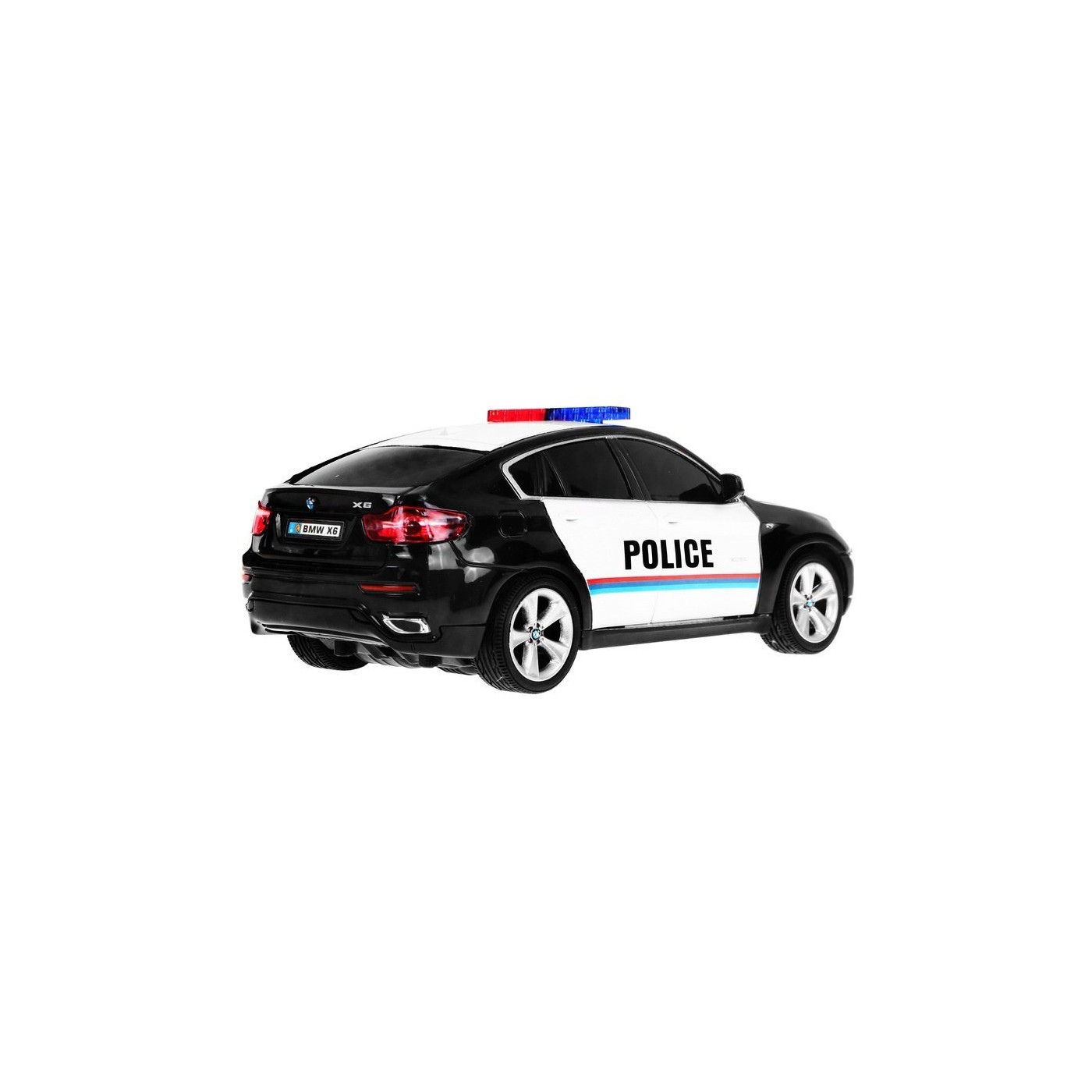 Auto 1 24 R C Licencjonowany Radiowóz Bmw X6 Policja Czarny