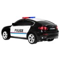 Radiowóz BMW x6 dla dzieci 8+ Zdalnie sterowana policja 1:24 Światła kogut