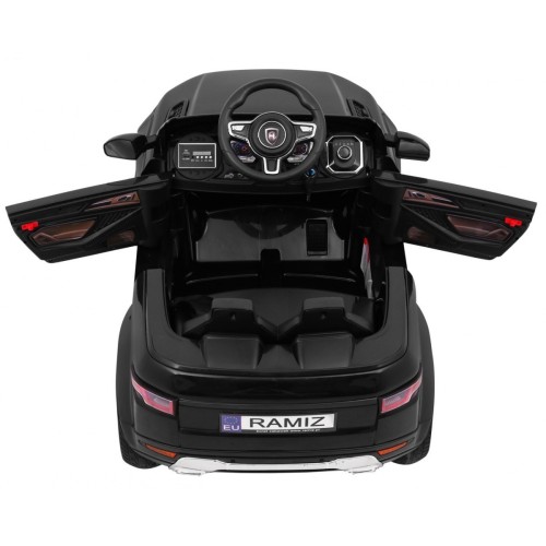 Autko Rapid Racer elektryczne dla dzieci, Czarny SUV + Pilot