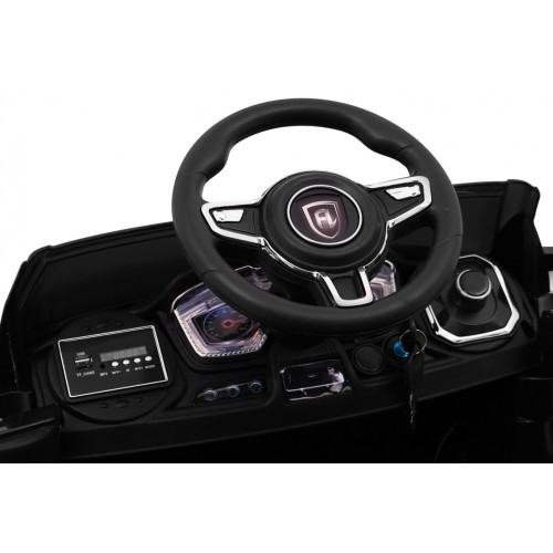 Autko Rapid Racer elektryczne dla dzieci, Czarny SUV + Pilot