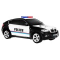 1:24 R/C Licensed police car Bmw X 6 Black Police