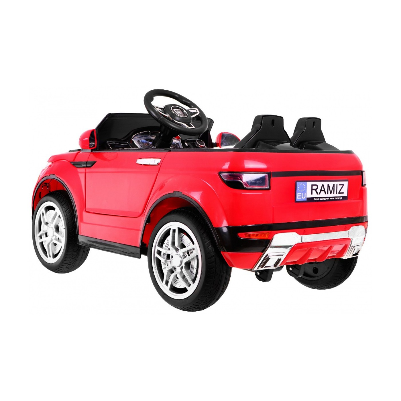 Autko Rapid Racer elektryczne dla dzieci Czerwony + Pilot + Wolny Start + EVA + MP3 LED