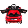 Autko Rapid Racer elektryczne dla dzieci, Czerwony SUV + Pilot