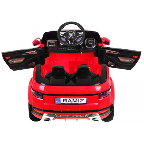 Autko Rapid Racer elektryczne dla dzieci, Czerwony SUV + Pilot