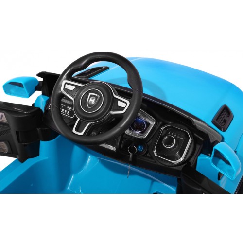 Autko Rapid Racer elektryczne dla dzieci - Niebieski SUV + Pilot