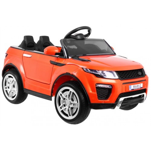 Autko Rapid Racer elektryczne dla dzieci, Pomarańczowy SUV + Pilot