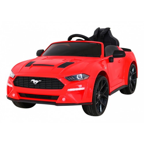 Autko Ford Mustang GT na akumulator dla dzieci Czerwony