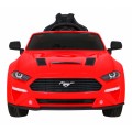 Autko Ford Mustang GT na akumulator dla dzieci Czerwony + Regulacja siedzenia + Audio LED + EVA + Wolny Start